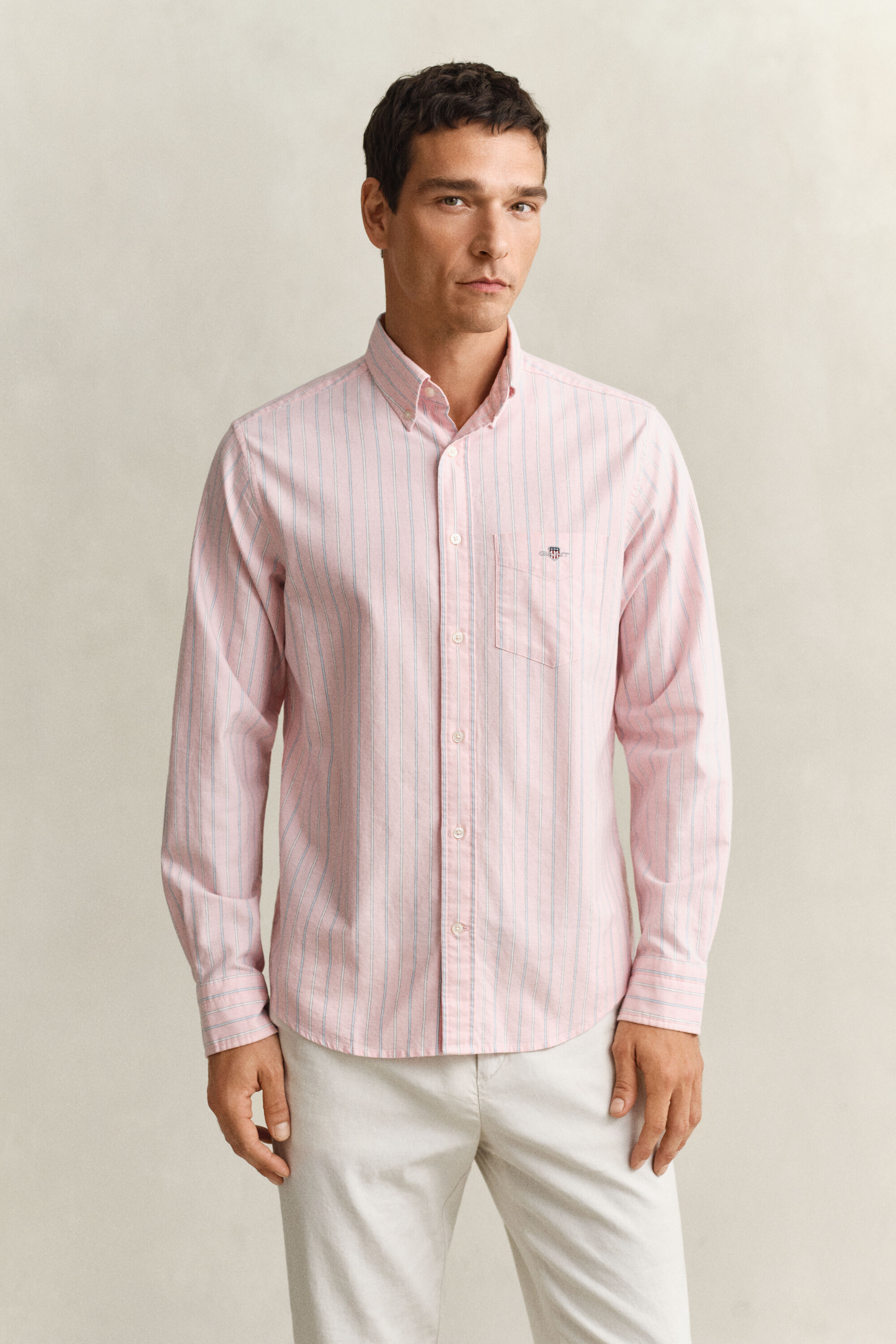 Camicia Oxford classica a righe