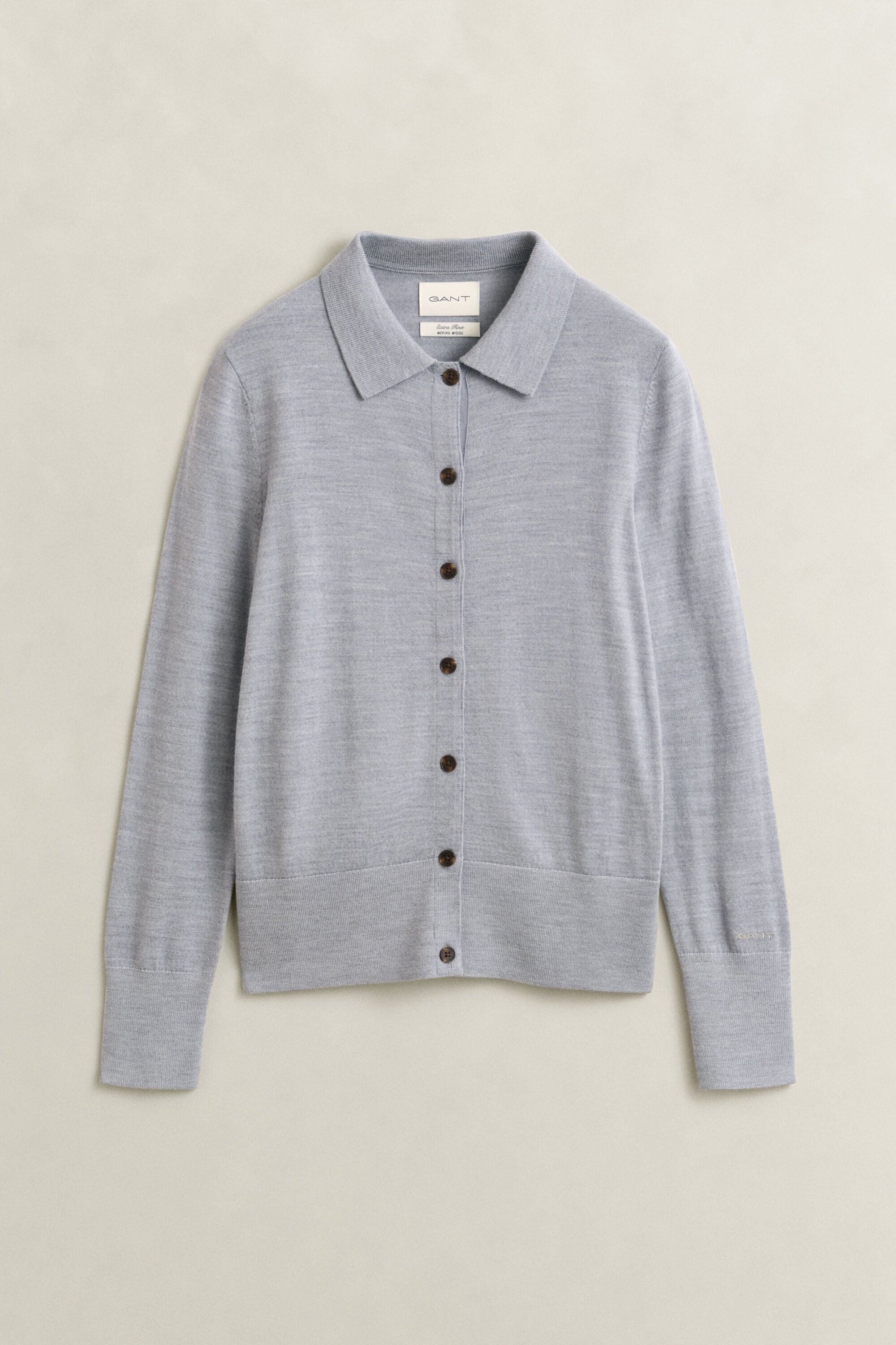 Cardigan in lana merino extra fine