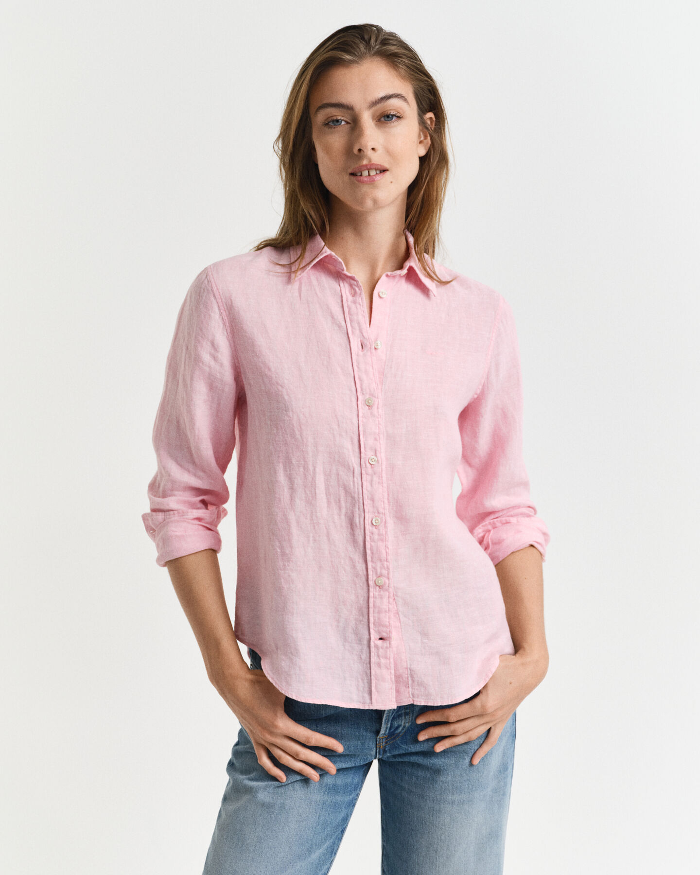 Camicia di lino regular fit