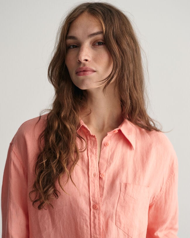 Camicia di lino relaxed fit