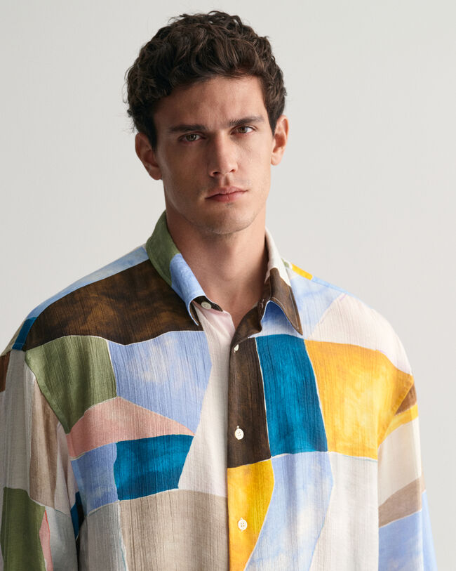 Camicia Art Print oversize