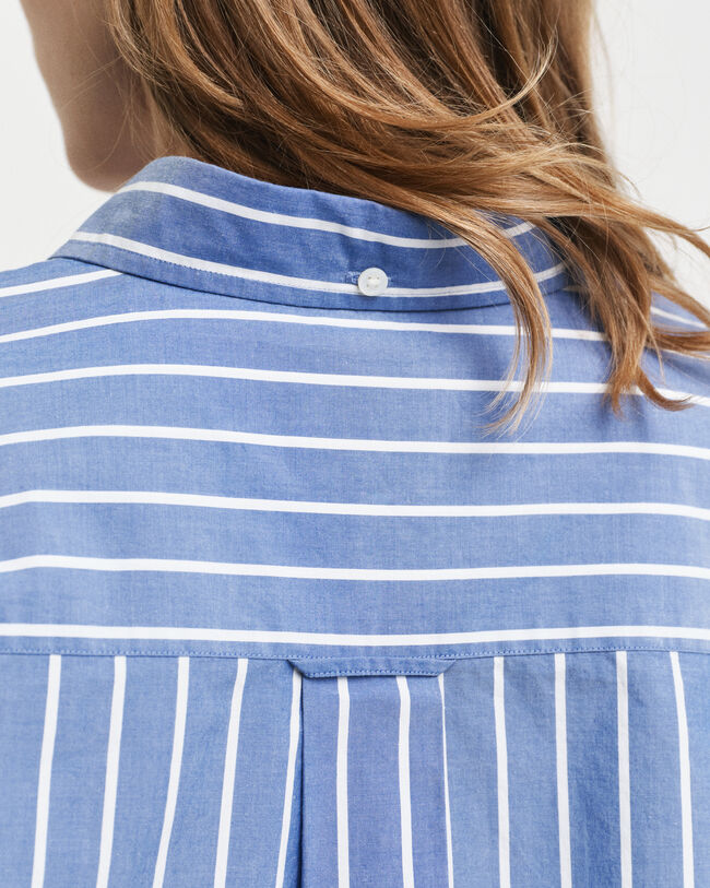 Camicia a righe Heritage in popeline relaxed fit