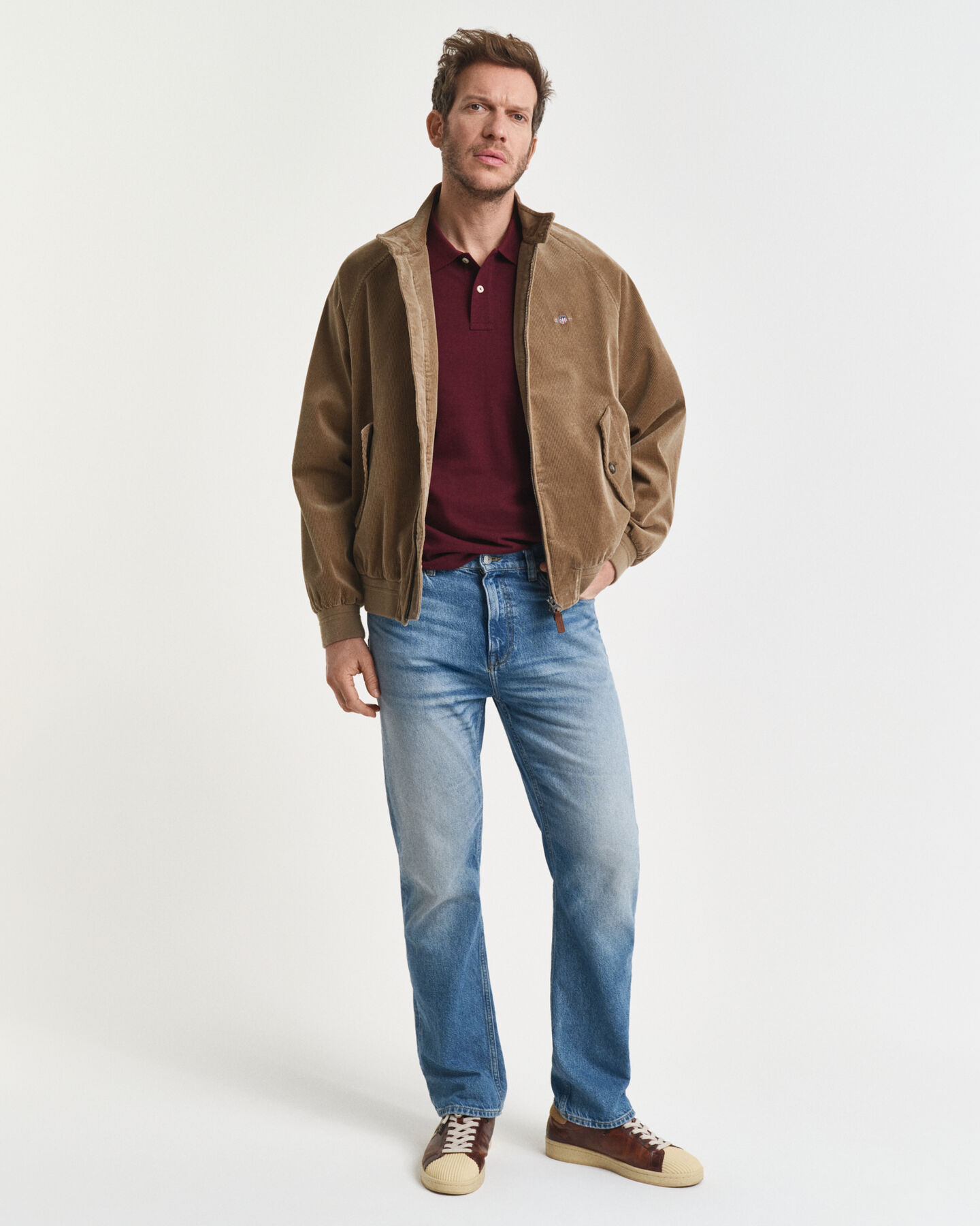 Polo Shield in piqué regular fit