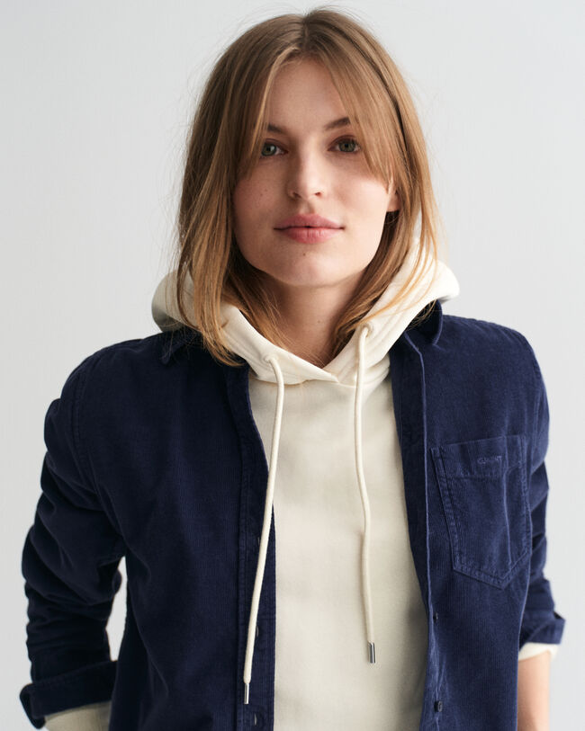 Camicia in velluto a coste regular fit