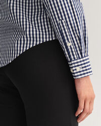 Camicia in broadcloth a quadri percalle regular fit