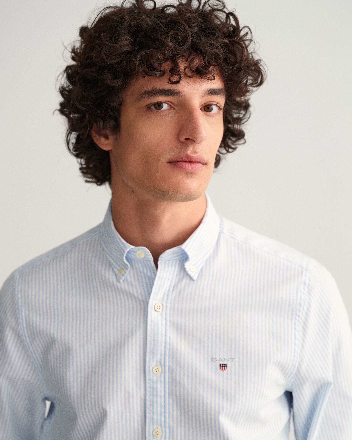 Camicia Oxford a righe Banker slim fit