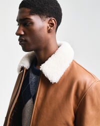 Giacca Aviator in pelle