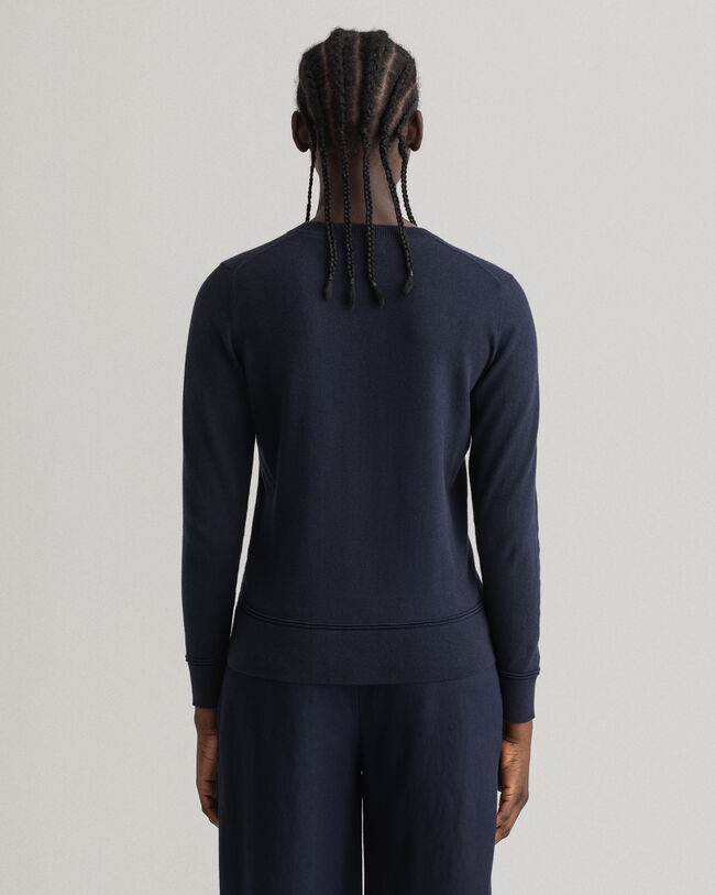 Maglia girocollo in cotone leggero