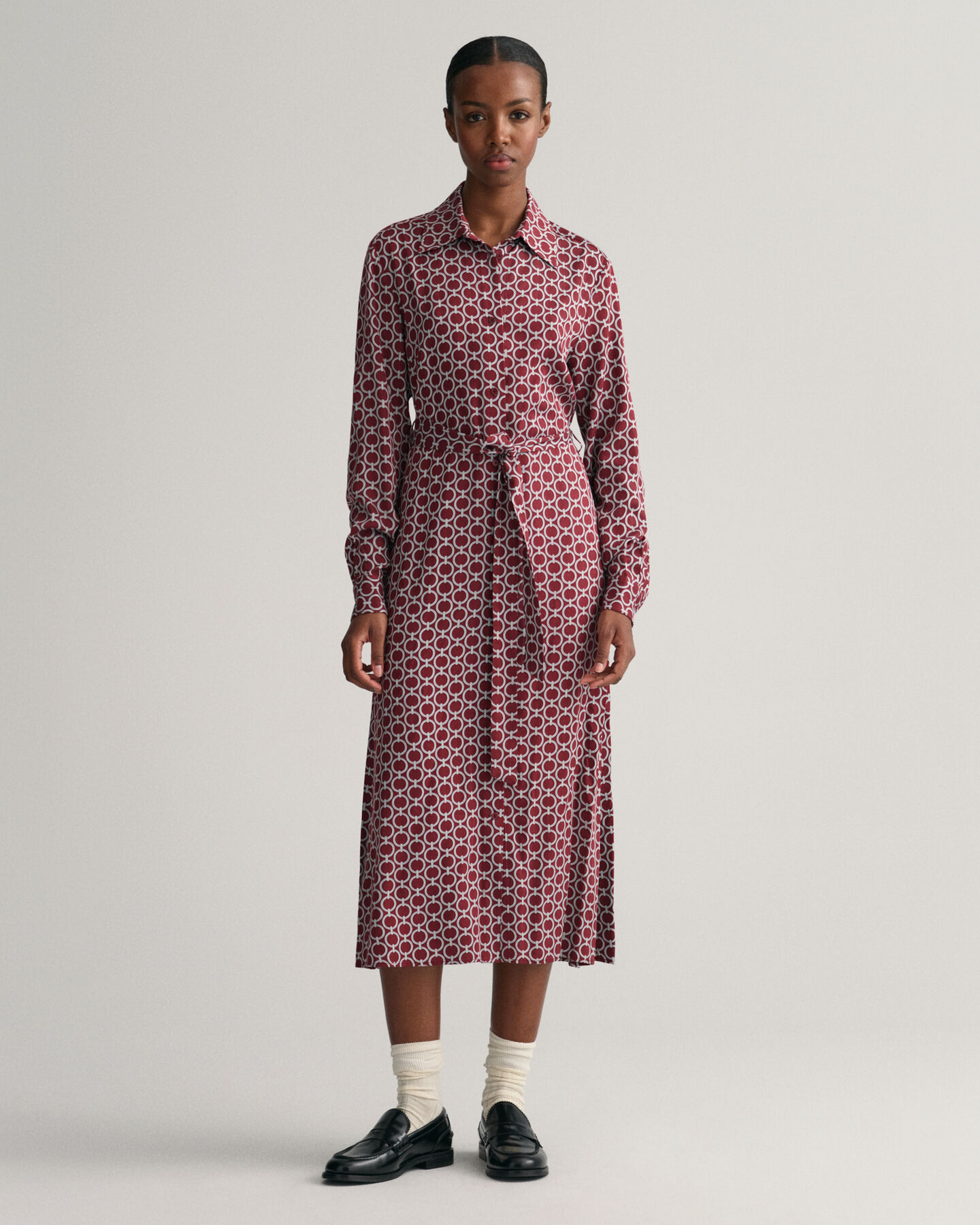 Abito chemisier Geometric slim fit