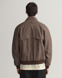 Giacca Harrington in lana a quadri