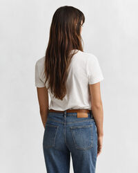 T-shirt Shield con scollo a V