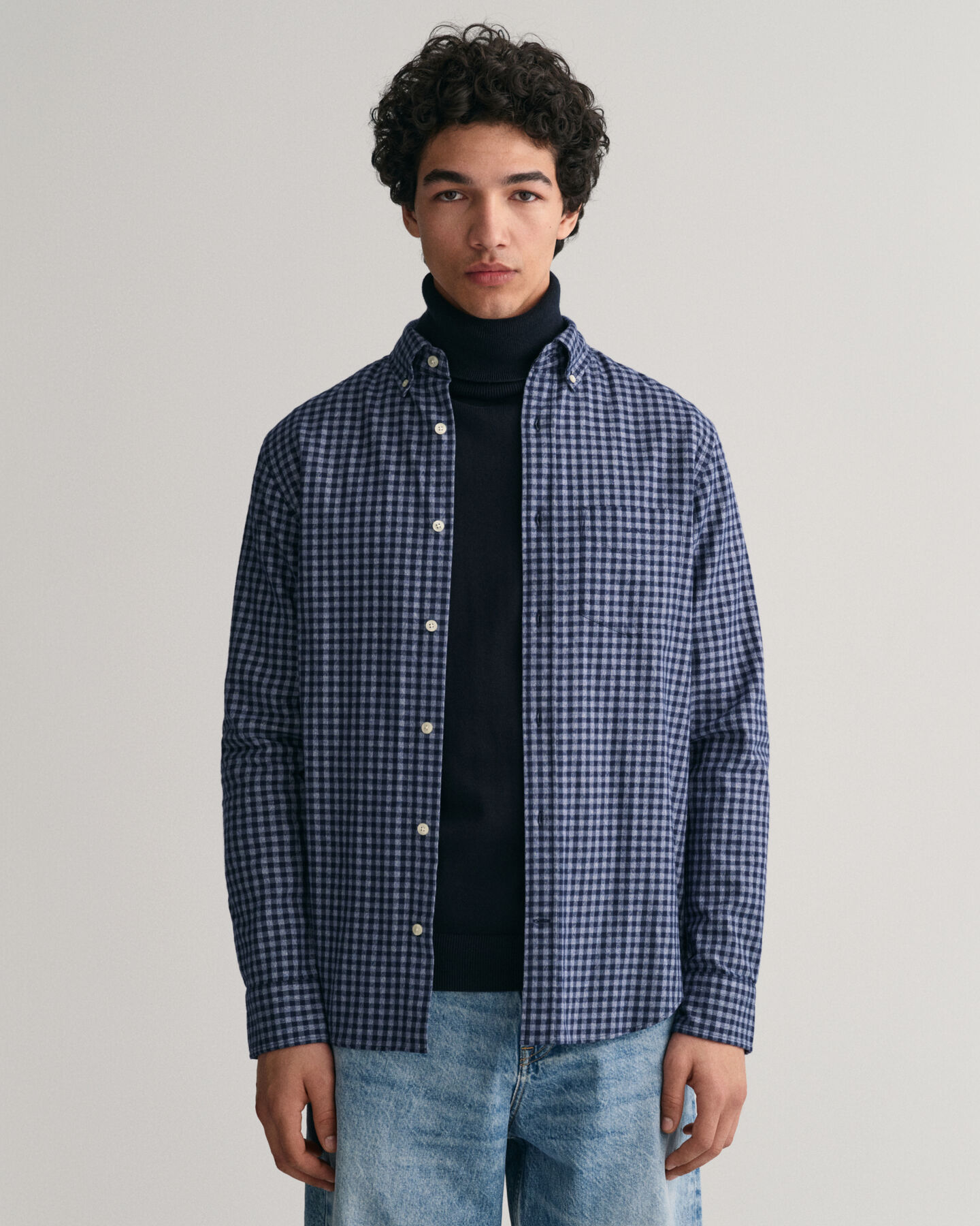 Camicia Jasp&eacute; Yarn Gingham regular fit