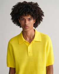 Polo in cotone Textured
