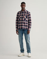 Camicia giacca in flanella a quadri