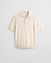 Polo a maniche corte realizzata in pregiata lana merino