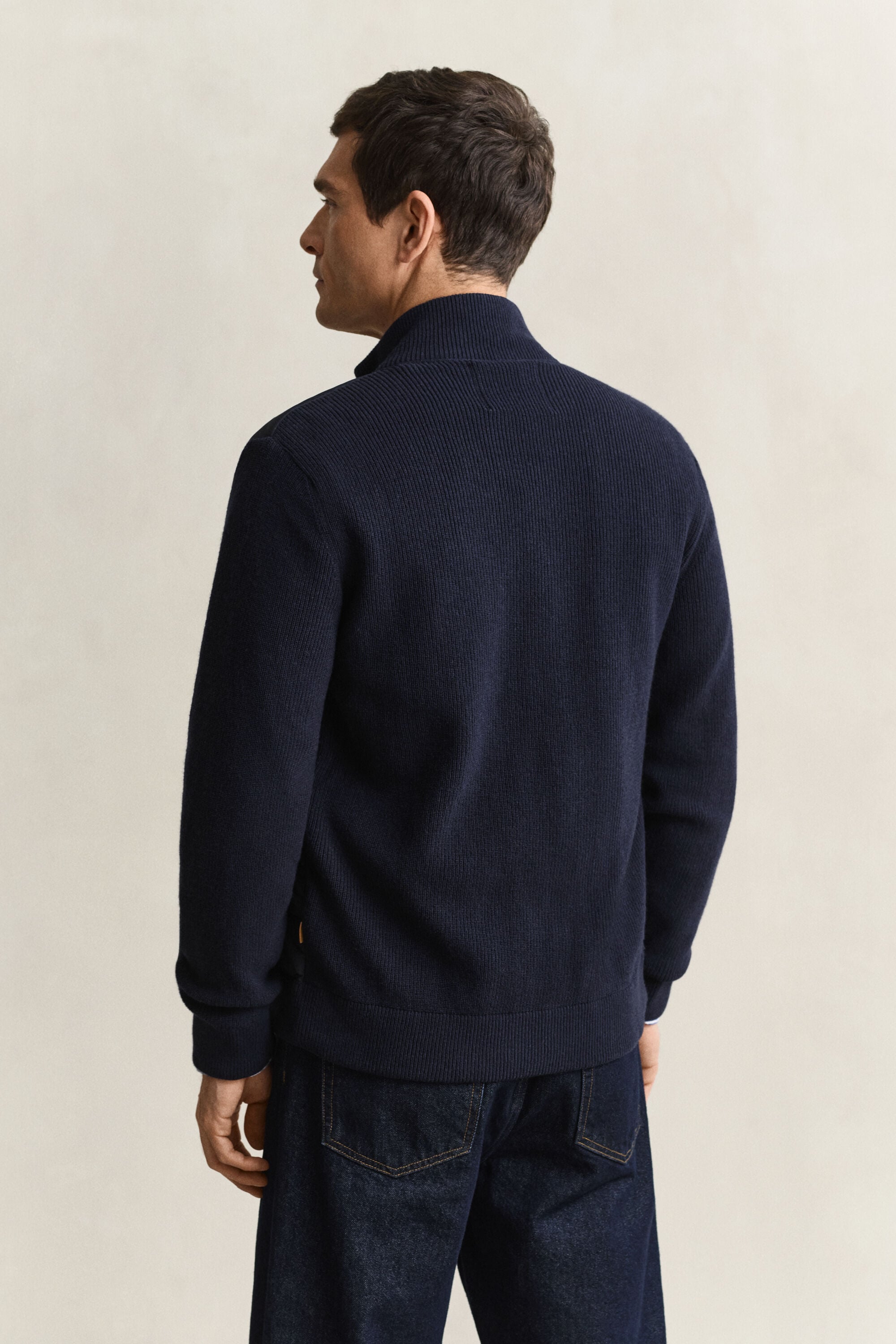 Cardigan con zip Hybrid
