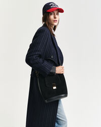 Borsa a secchiello in camoscio