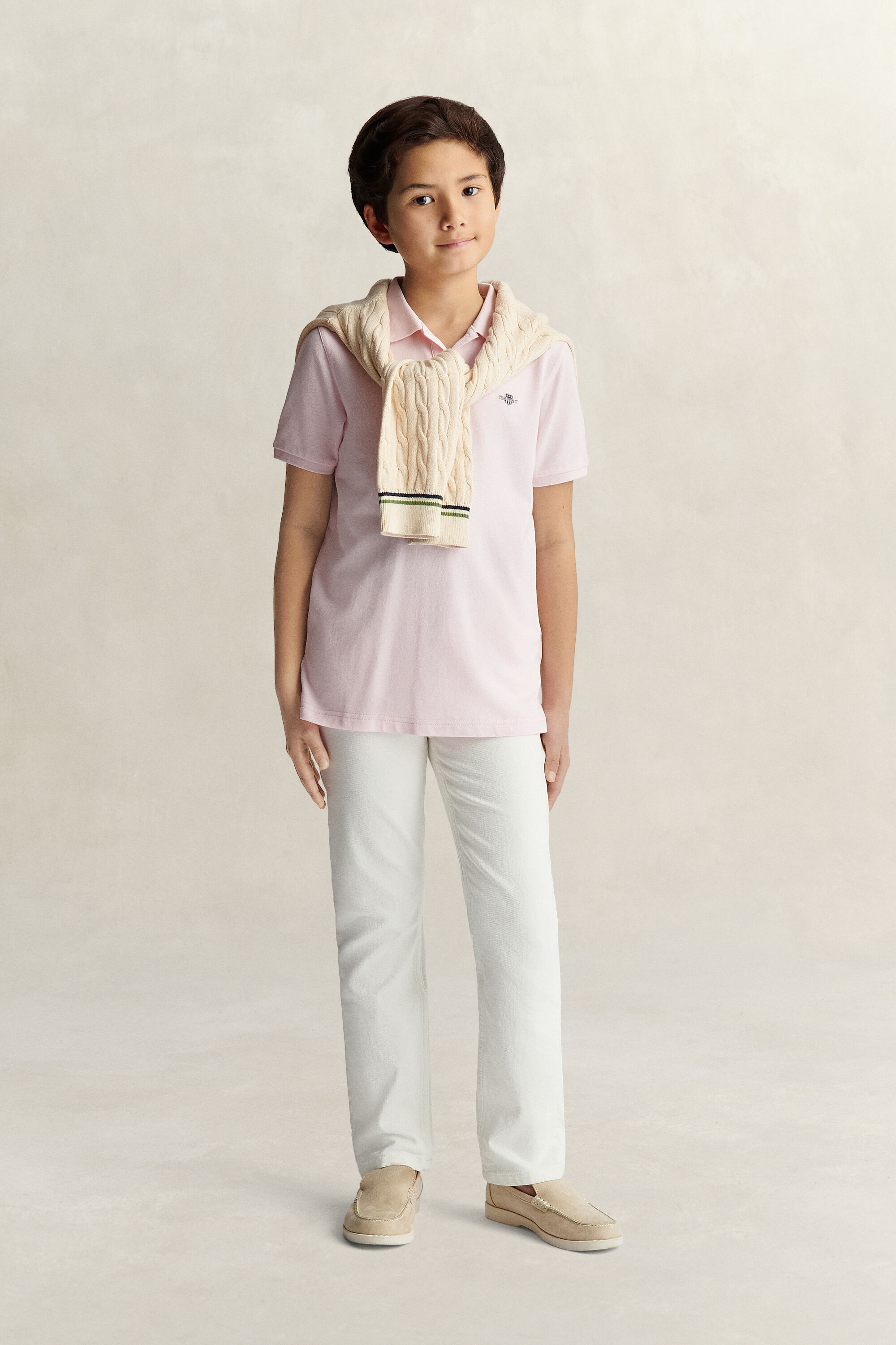 Polo Shield in piqué Teens