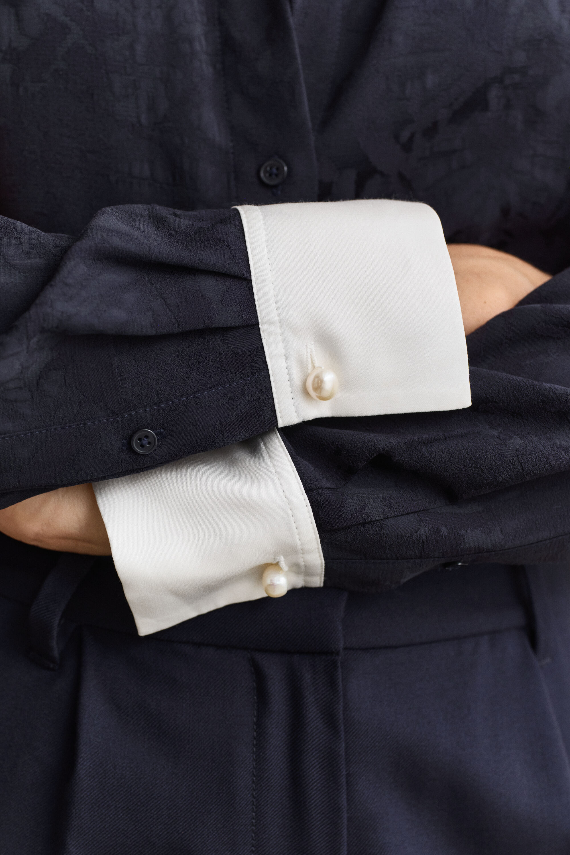 Camicia Jacquard