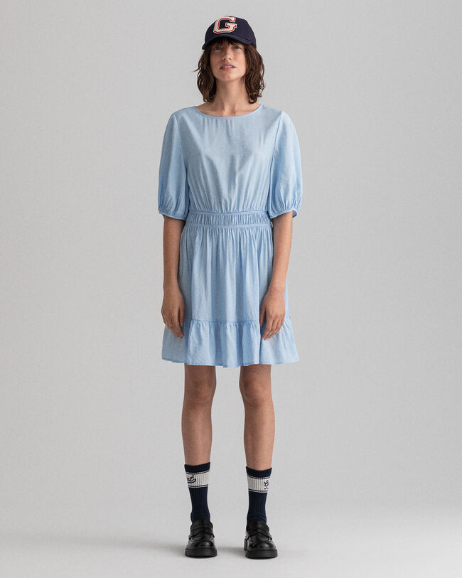 Abito con maniche a sbuffo Flounce