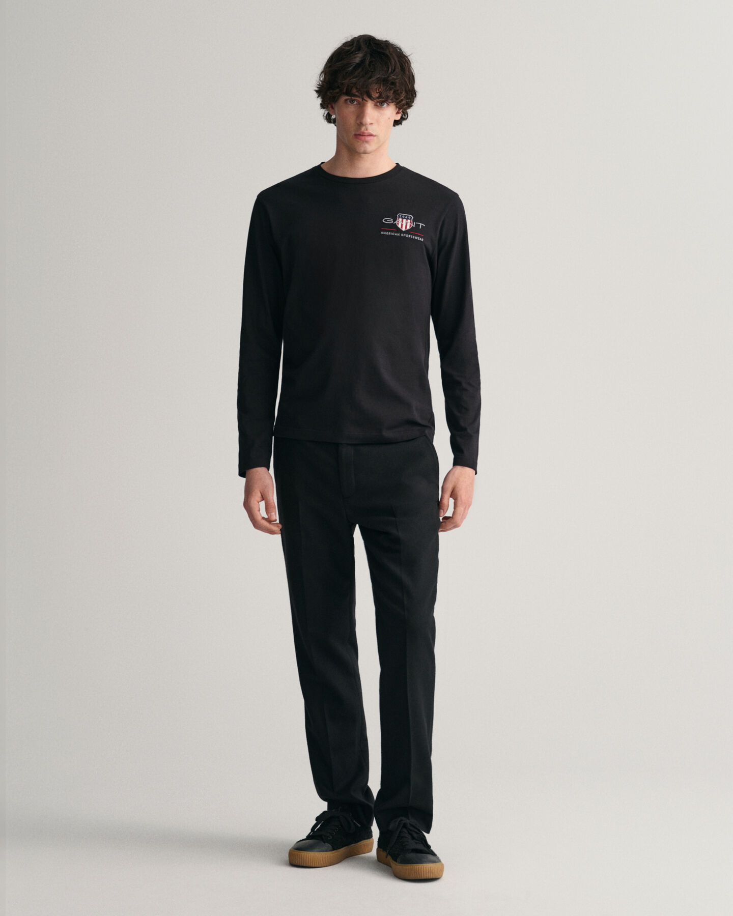 Pantaloni in flanella slim fit