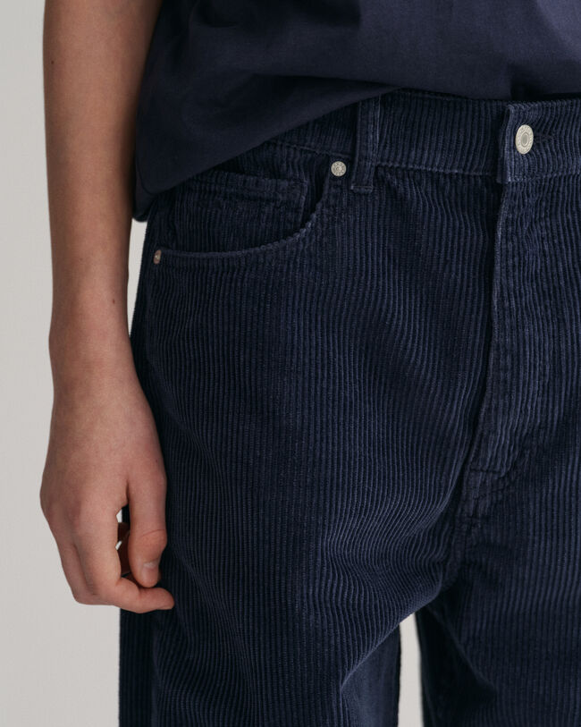 Pantaloni in velluto a coste con vestibilit&agrave; ampia Teen Boys