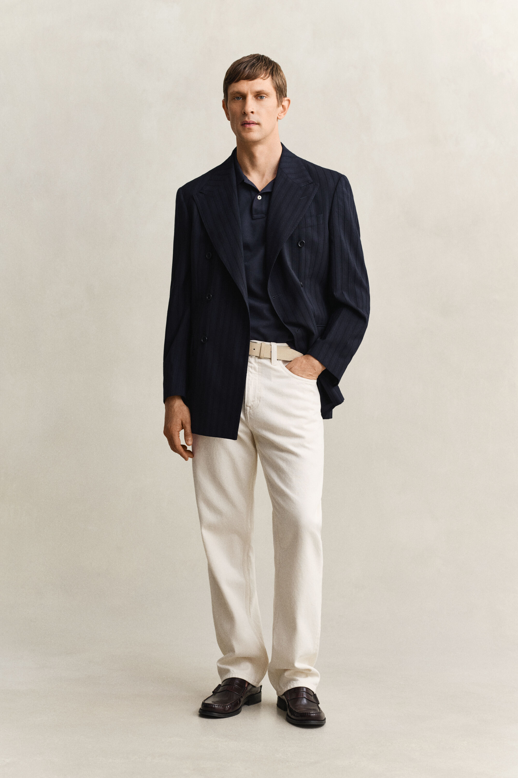 Polo Shield in piqué slim fit