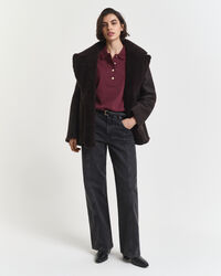 Polo in piqué a maniche lunghe