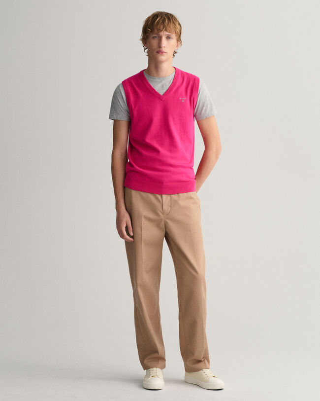 Gilet in maglia di cotone Classic