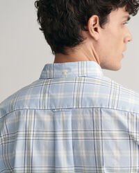 Camicia a quadri in popeline regular fit