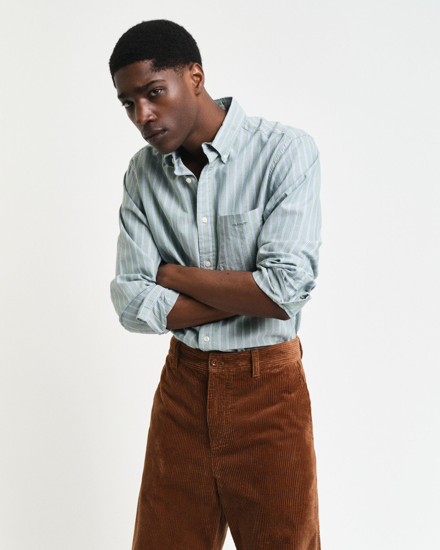 Camicia Archive Oxford a righe regular fit