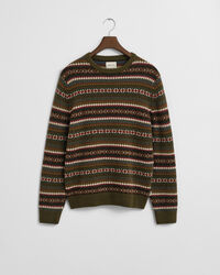 Maglia girocollo Fair Isle