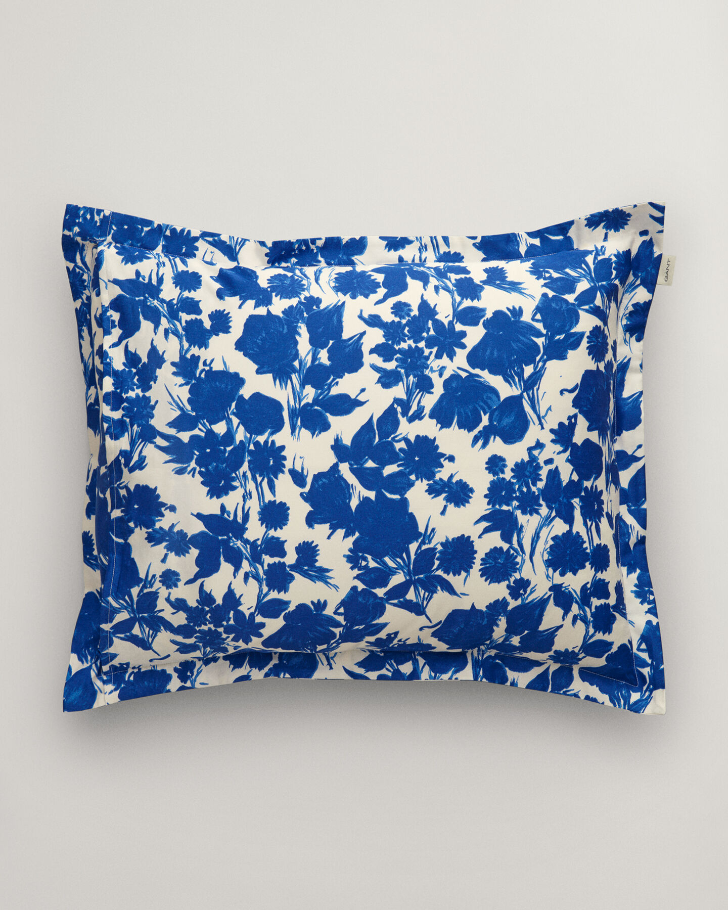 Blue Floral Pillowcase