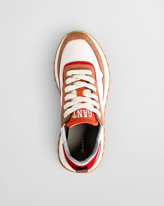 Sneakers Caffay in camoscio e nylon