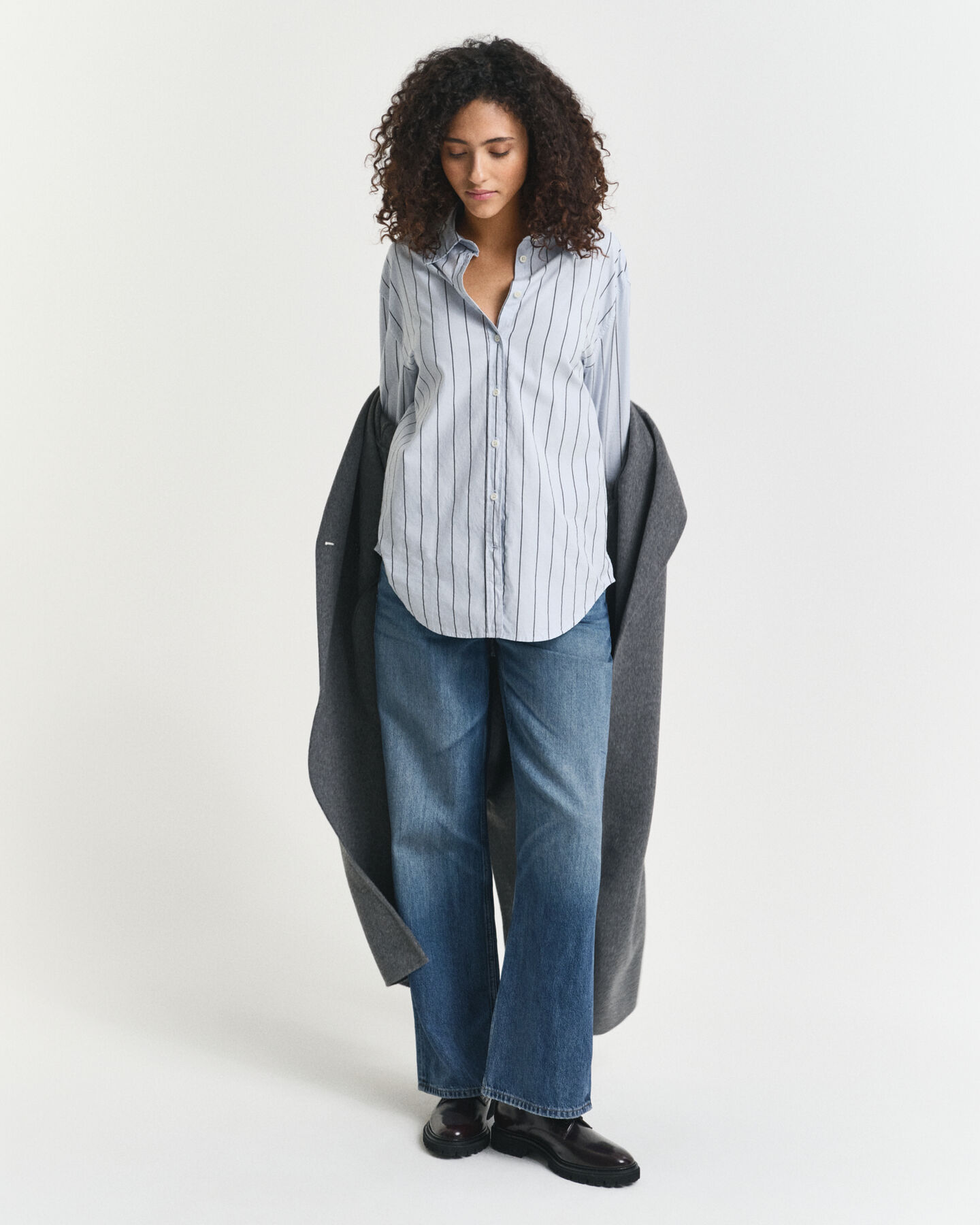 Camicia Luxury Oxford a righe relaxed fit