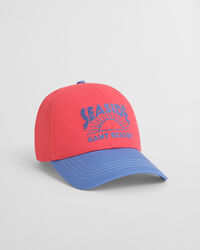 Cappellino da baseball con visiera a contrasto