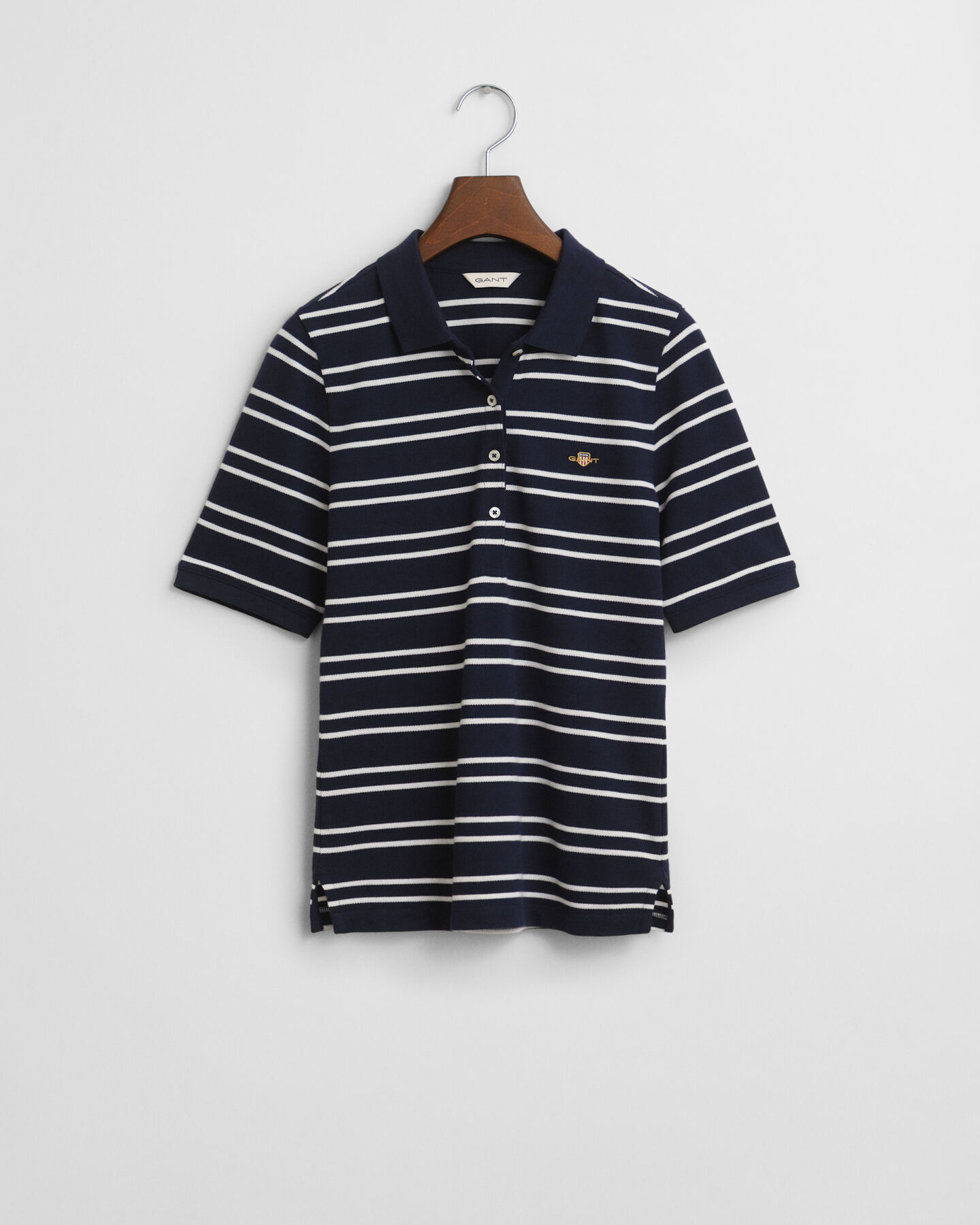 Polo Shield in piqué a righe