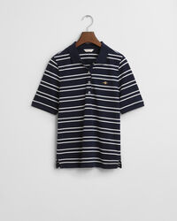 Polo Shield in piqué a righe
