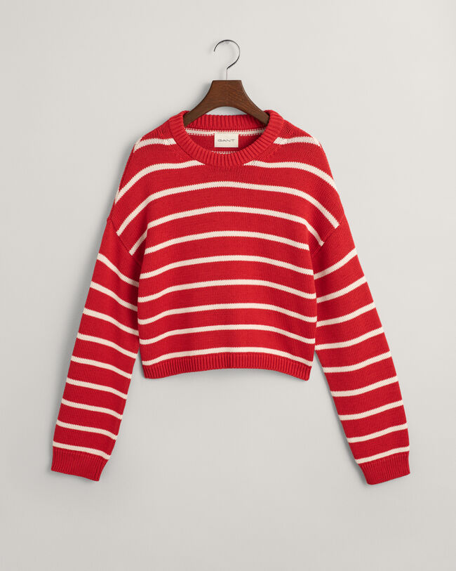 Maglia girocollo a righe