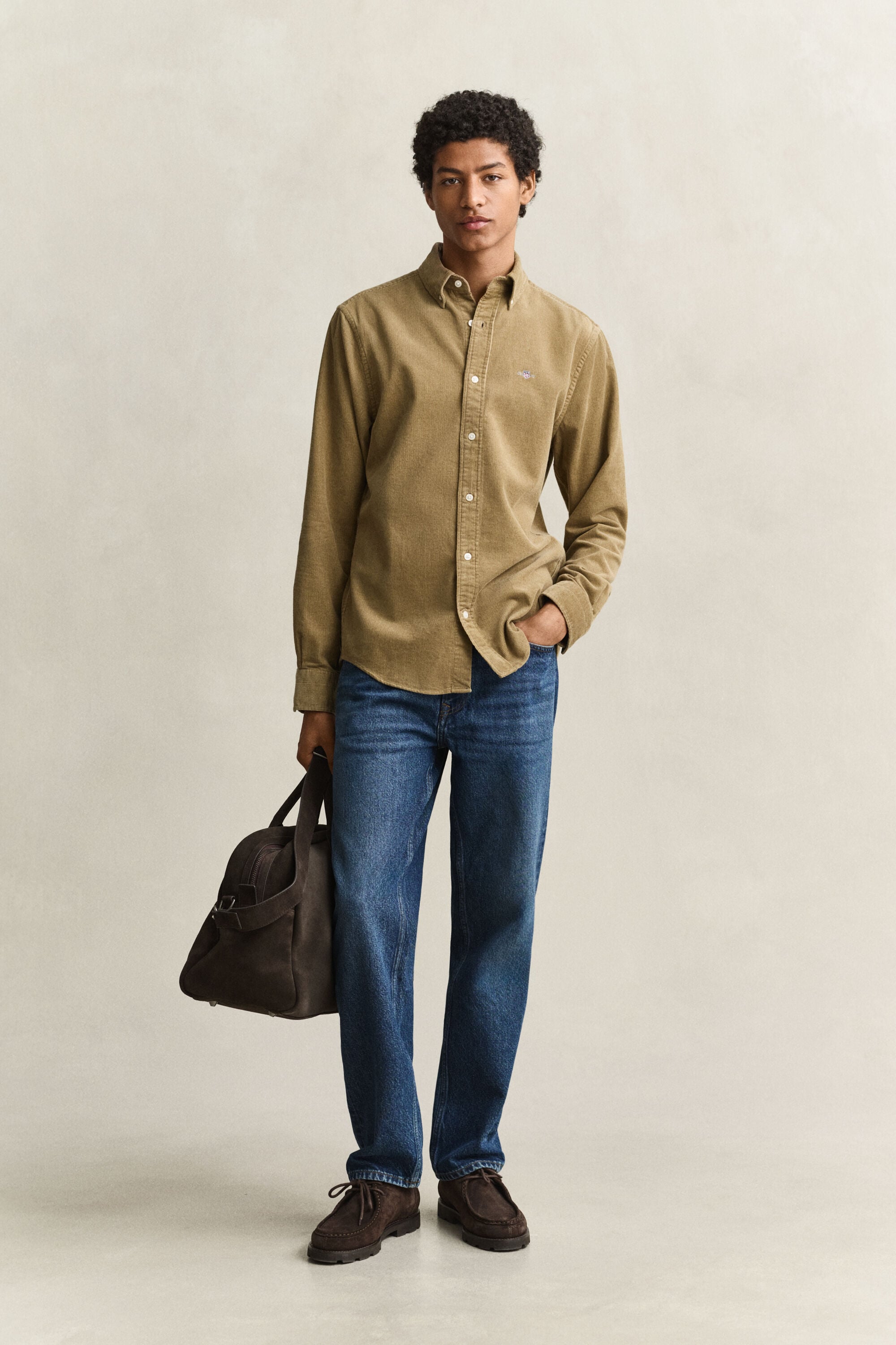 Camicia in velluto a coste