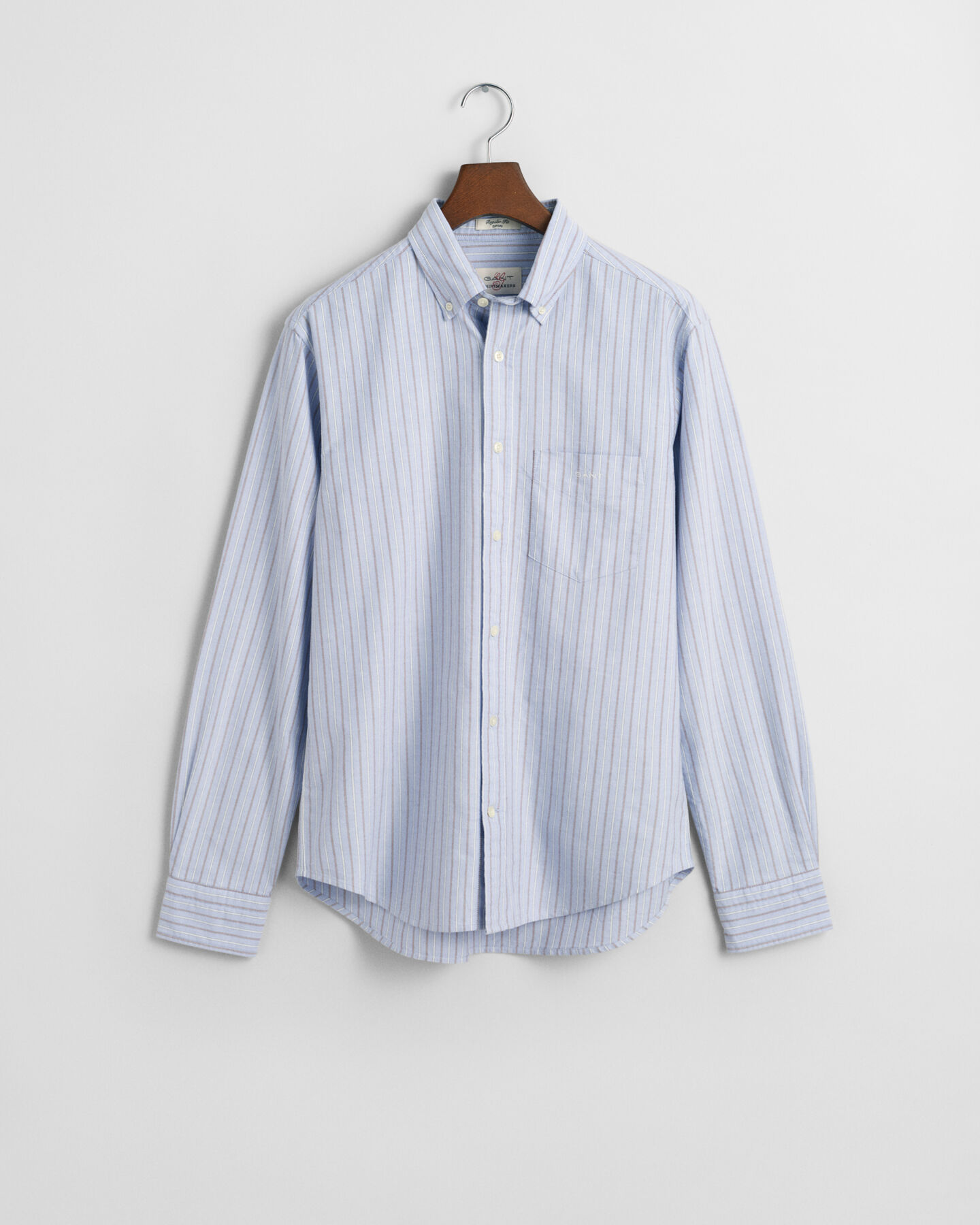 Camicia Oxford classica a righe regular fit