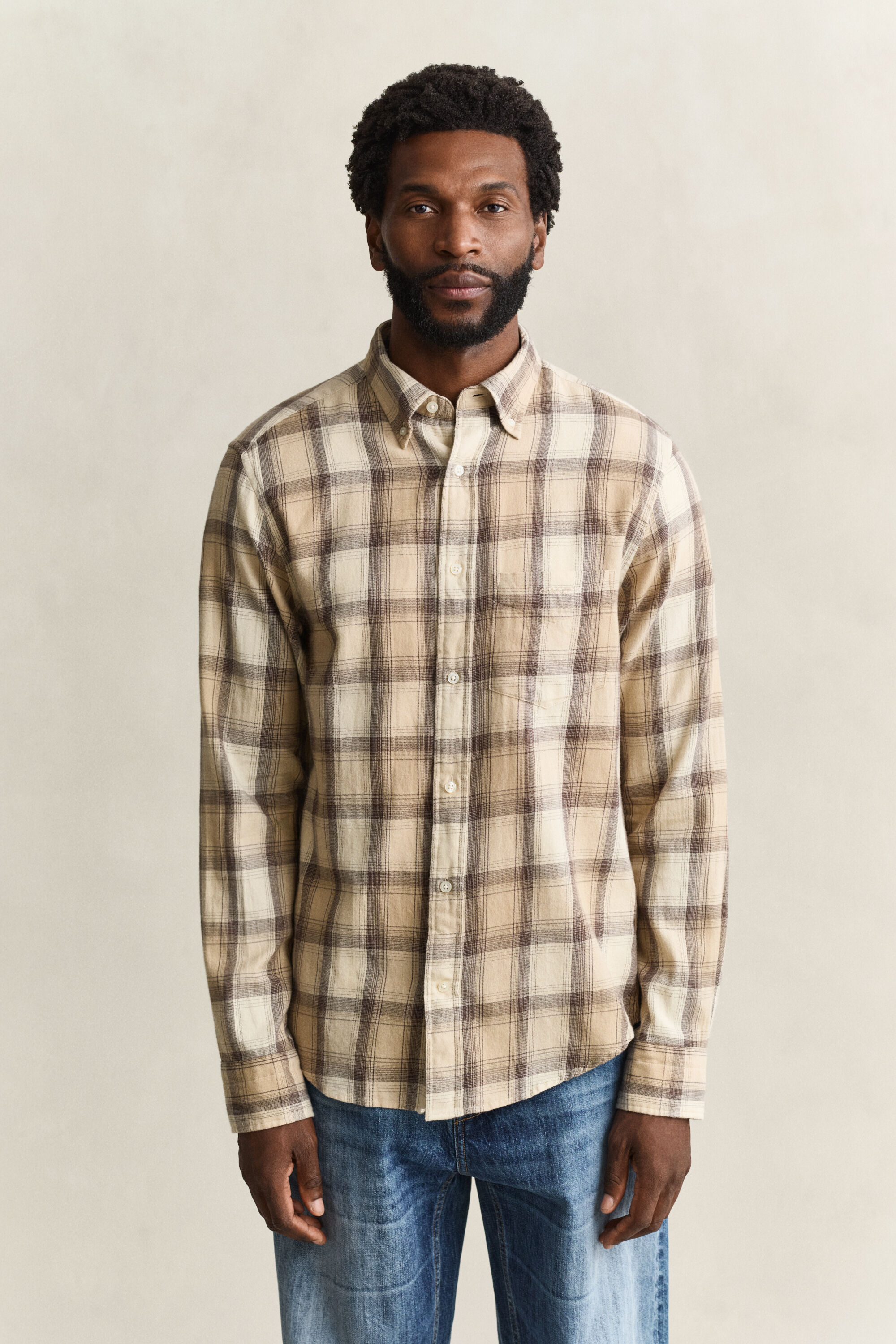 Camicia in flanella a quadri Windblown