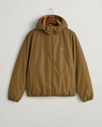 Giacca con cappuccio double-face