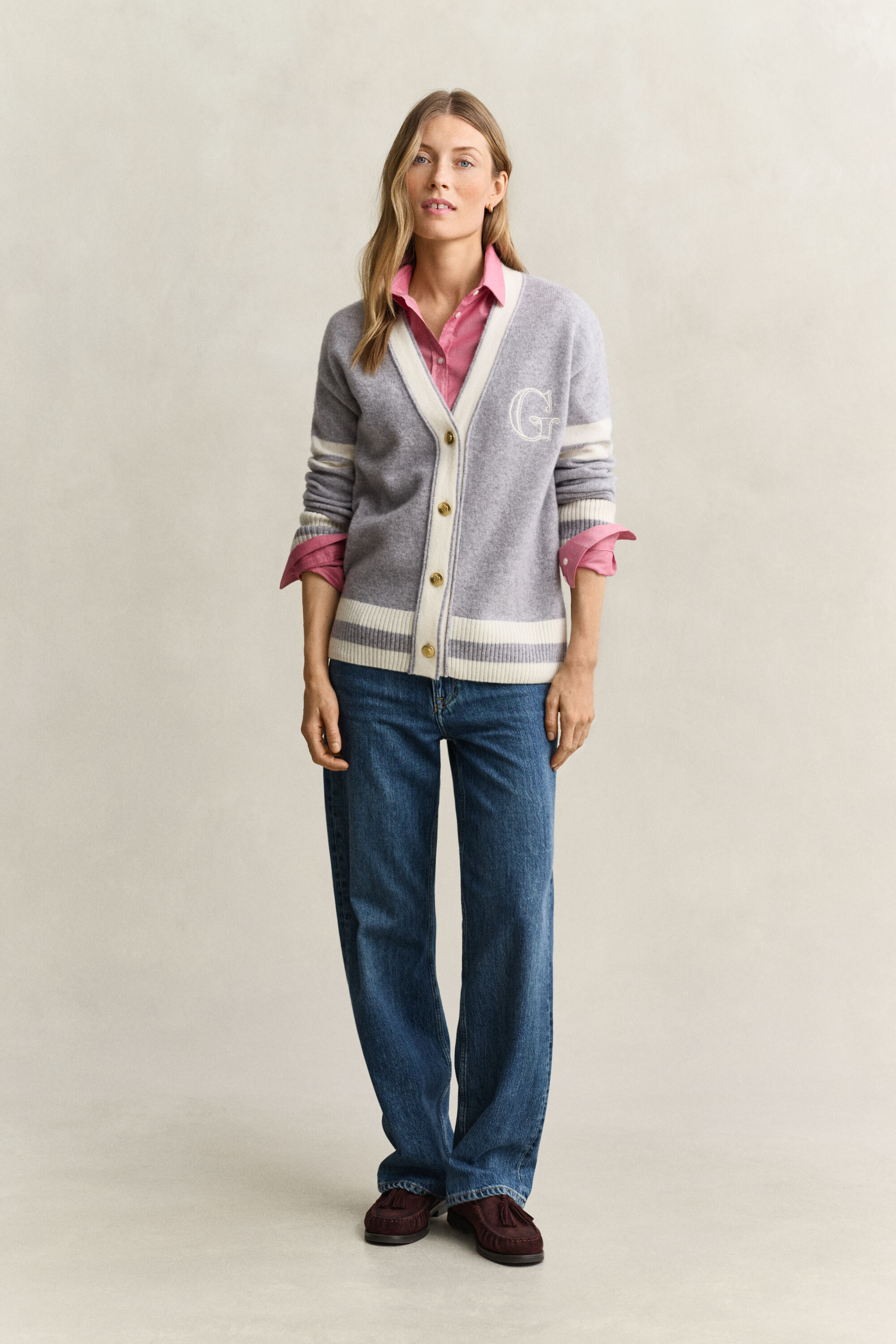 Cardigan Gant Varsity