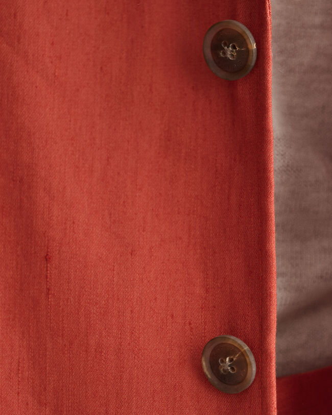 Blazer da abito in misto lino-cotone