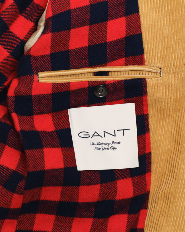 Blazer in velluto a coste regular fit