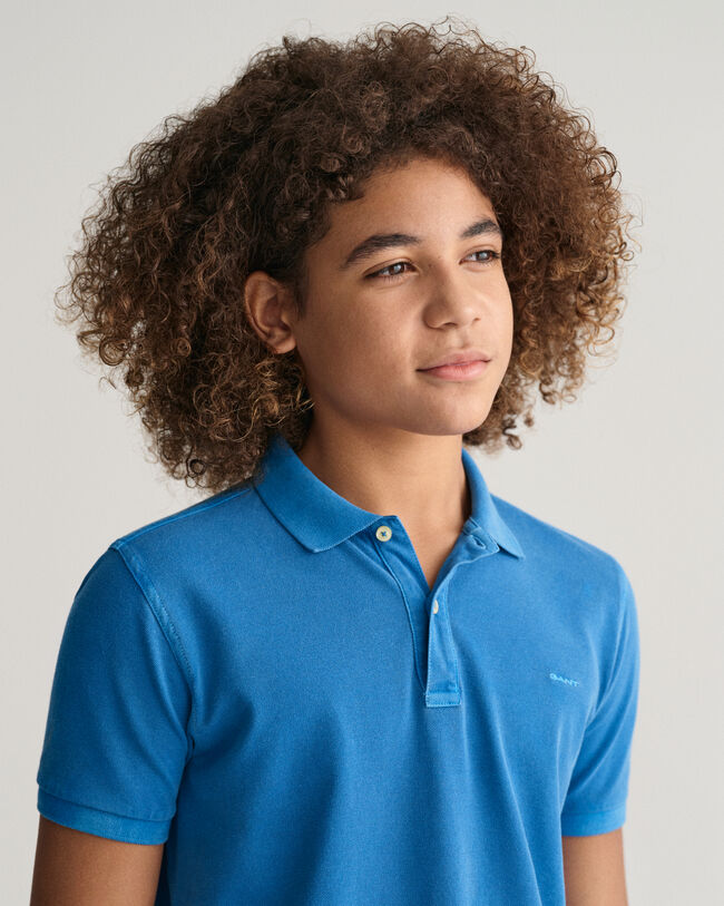 Polo Sunfaded in piqu&eacute; Teens