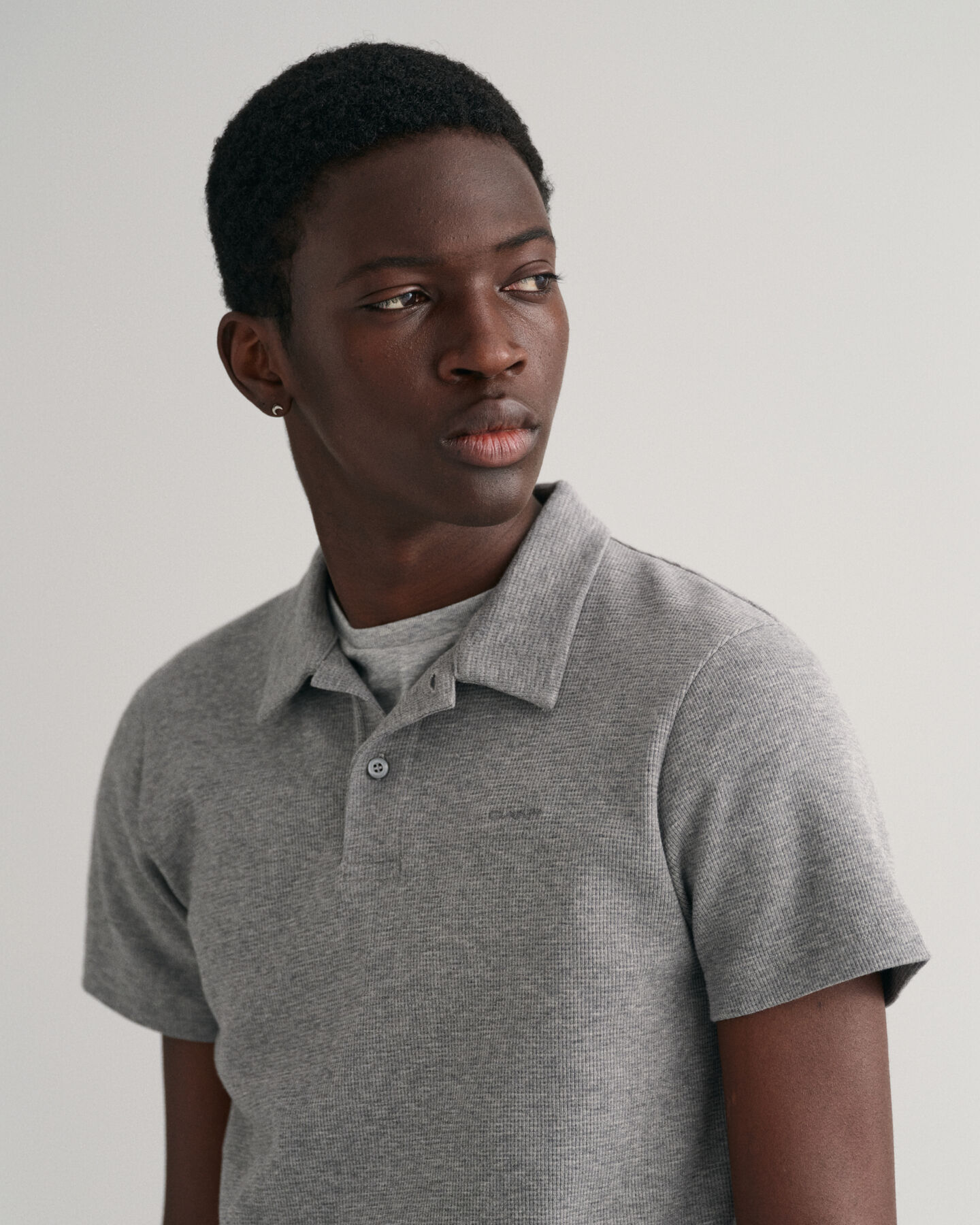 Polo Texture in piqu&eacute; a nido d'ape