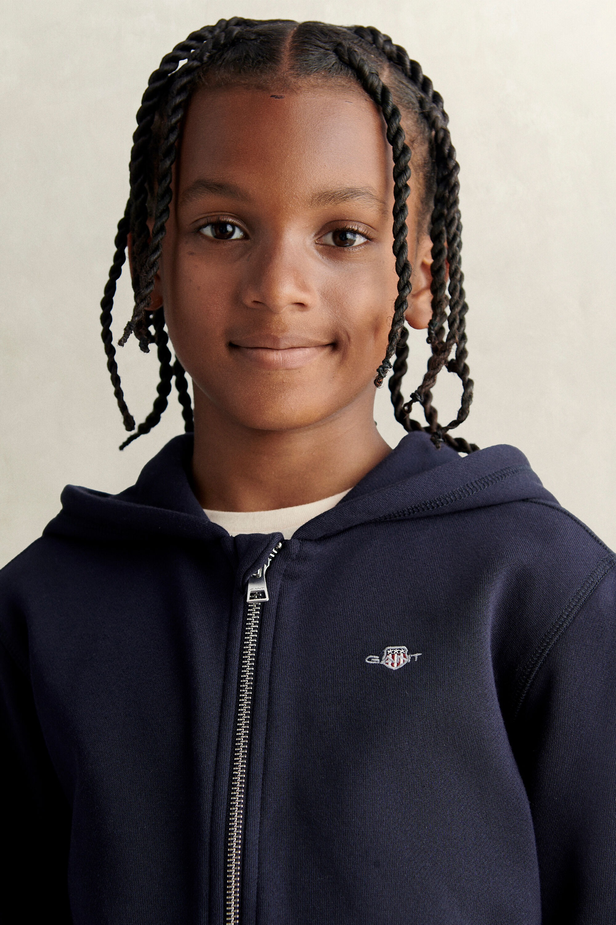 Felpa con cappuccio e zip Shield Teens
