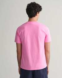 T-shirt GANT Logo piccolo a contrasto